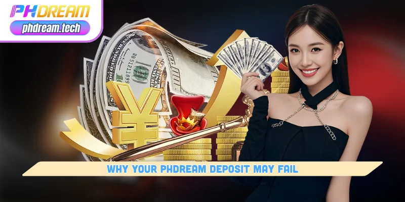 why your phdream deposit may fail